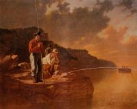 George Caleb Bingham - Fishing on the Mississippi